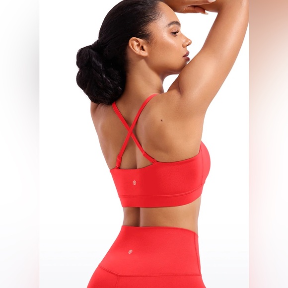 Butterluxe Adjustable Spaghetti Thin Strap Sports Bra - Picture 3 of 5